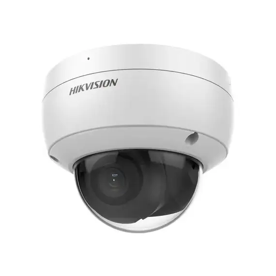 Hikvision DS-2CD2163G2-IU: Cámara de red de domo fijo antivandalismo AcuSense de 6 MP