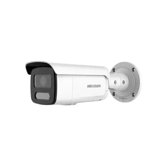 Cámara de Red Hikvision DS-2CD2T26G2-ISU/SL 2MP AcuSense con Luz Estroboscópica y Alarma Audible