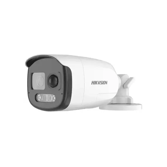 Hikvision DS-2CE12DF3T-PIRXOS: Cámara Turbo 1080p Bala ColorVu 3D DNR WDR 130dB IP67 40m Luz Blanca