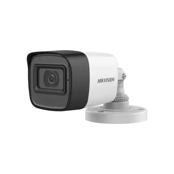 Cámara Mini Turbo Audio 1080p Bala Exir 0.01lux 2.8 Ir30m Ip67 Metalica Hikvision DS-2CE16D0T-ITFS