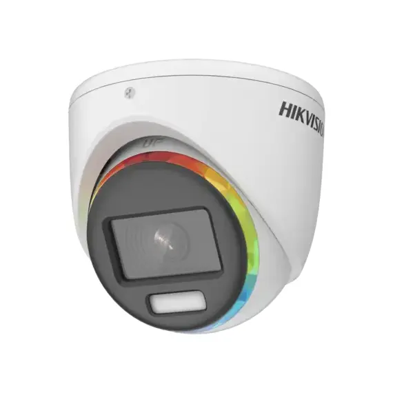 Cámara de Seguridad Hikvision DS-2CE70DF8T-MF 2 MP ColorVu Fixed Turret