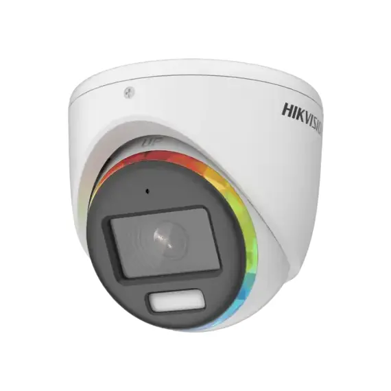 Cámara de Seguridad Hikvision DS-2CE70DF8T-MFSLN 2MP ColorVu Audio Fixed Turret