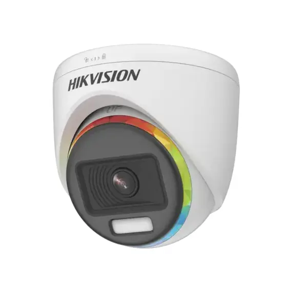 Hikvision DS-2CE70DF8T-PF: Cámara de Seguridad 2 MP ColorVu Indoor Fixed Turret