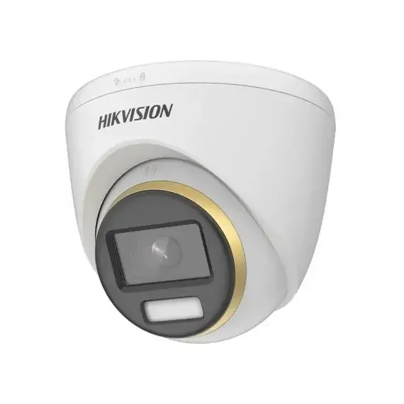 Cámara Turbo 4K Turret Hikvision DS-2CE72UF3T-E - 24/7 ColorVu 40m Luz Blanca