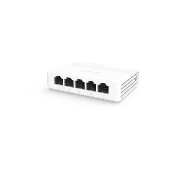 Switch Hikvision DS-3E0505D-E, L2 Rj45 5gb Plastico 5 Puertos 10/100/1000 Mbps