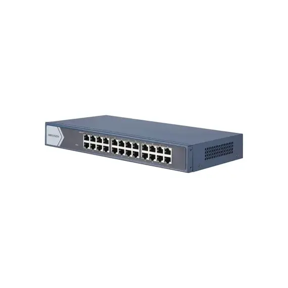 Switch Hikvision DS-3E0524-E(B) 24 Port Gigabit Unmanaged - Red y Transmisión