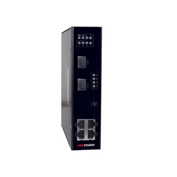 Switch Industrial POE Hikvision DS-3T0306P 4 Port Fast Ethernet