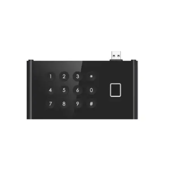 Hikvision DS-KDM9403-FKP: Módulo de huella dactilar y teclado para KD9403