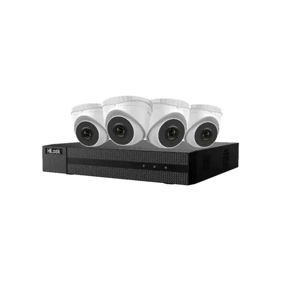 Kit Hikvision HiLook 2MP PoE Turret IK-4042TH-MH/P