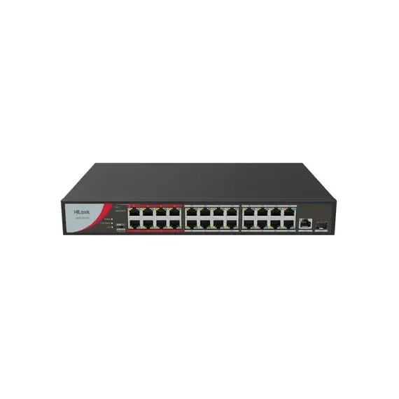 Switch Hikvision NS-0326P-230(B) de 24 Puertos Fast Ethernet Unmanaged POE